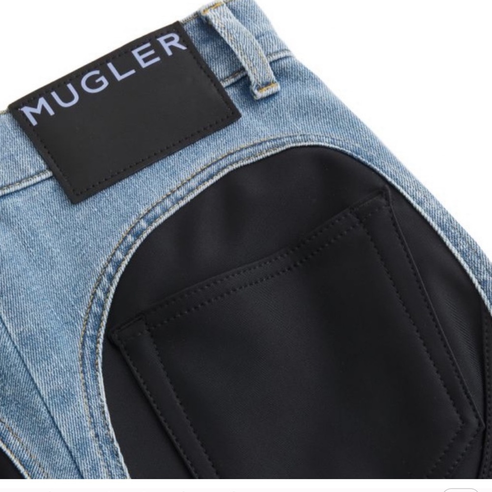 H&M x Mugler jeans NWT size 2